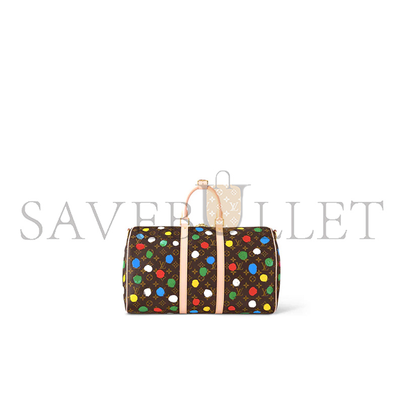 LOUIS VUITTON YAYOI KUSAMA KEEPALL BANDOULIERE 45 M46377 (45*27*20cm)